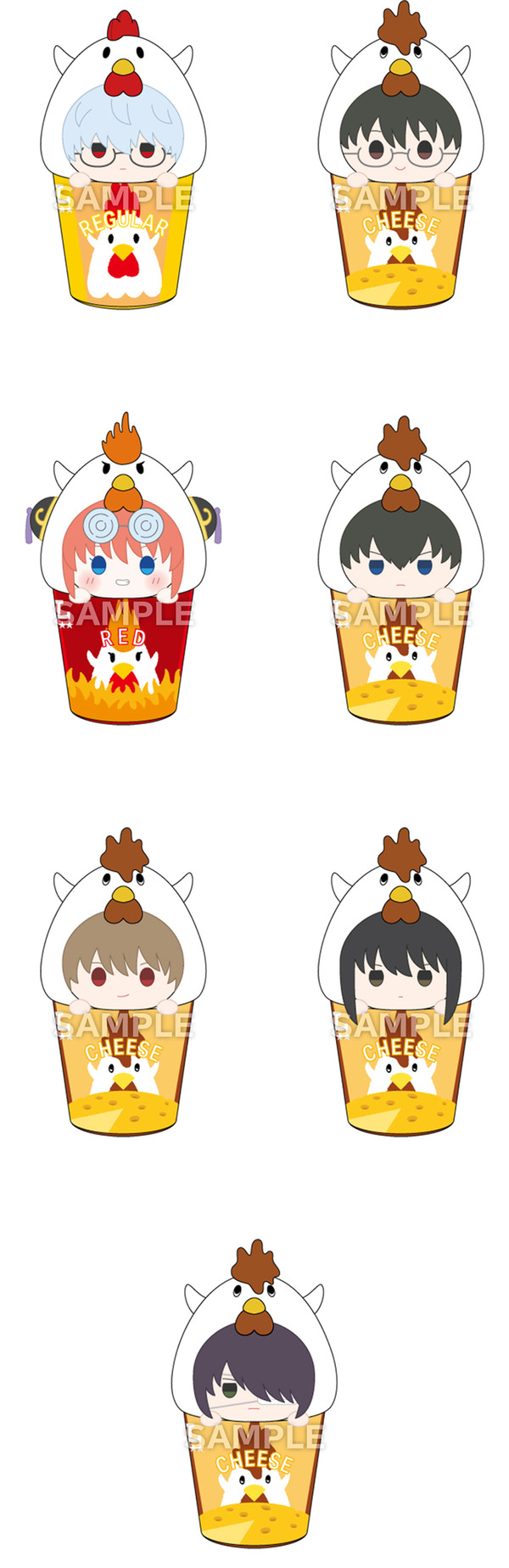 なりきり！からあげクンぬいぐるみ（全7種）