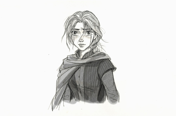 映画『果てしなきスカーレット』ジン・キム スケッチデザイン