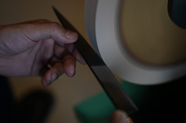 るろうに剣心×関市の包丁　逆刃刀包丁　牛刀　製法工程