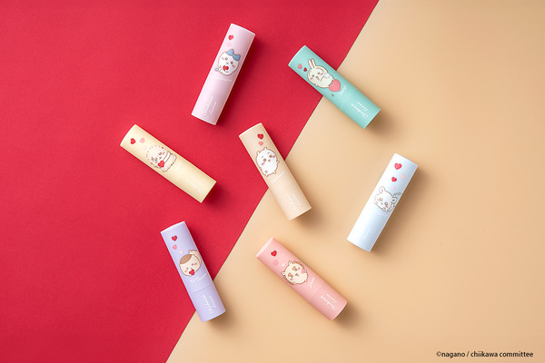 「Lovisia ちいかわリップクリーム ハートシリーズ」