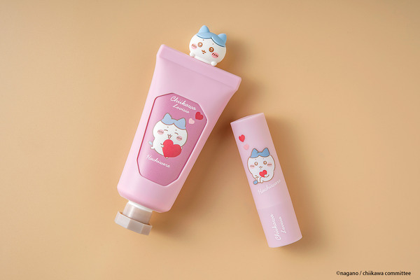 「Lovisia ちいかわマスコットハンドクリーム」「Lovisia ちいかわリップクリーム ハートシリーズ」