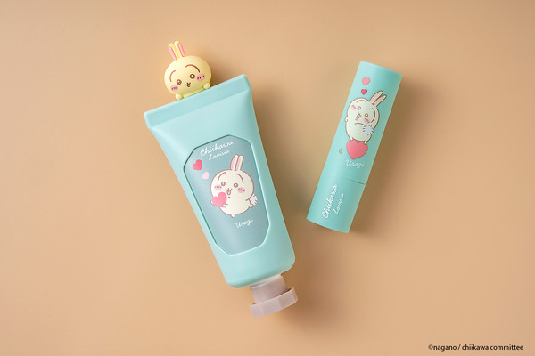 「Lovisia ちいかわマスコットハンドクリーム」「Lovisia ちいかわリップクリーム ハートシリーズ」