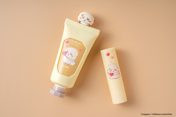 「Lovisia ちいかわマスコットハンドクリーム」「Lovisia ちいかわリップクリーム ハートシリーズ」