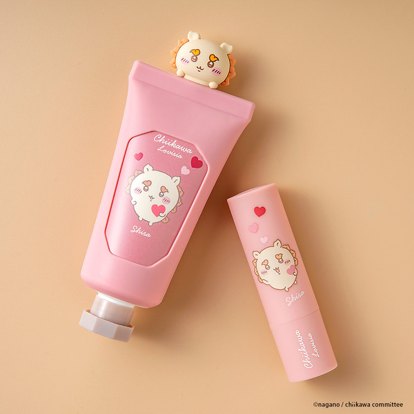 「Lovisia ちいかわマスコットハンドクリーム」「Lovisia ちいかわリップクリーム ハートシリーズ」