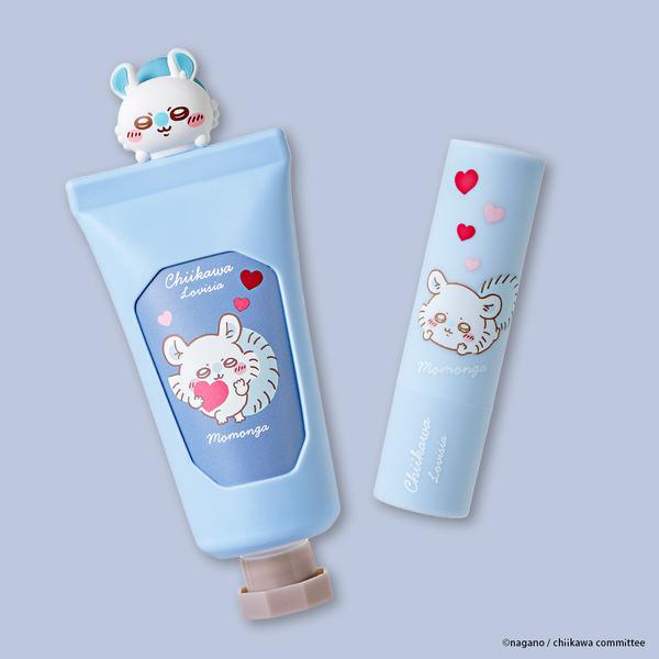 「Lovisia ちいかわマスコットハンドクリーム」「Lovisia ちいかわリップクリーム ハートシリーズ」