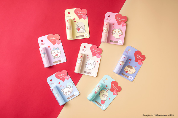 「Lovisia ちいかわリップクリーム ハートシリーズ」