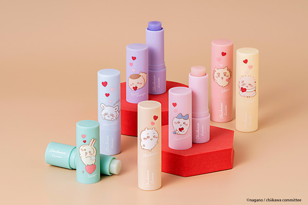 「Lovisia ちいかわリップクリーム ハートシリーズ」