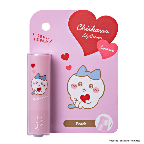 「Lovisia ちいかわリップクリーム ハートシリーズ」