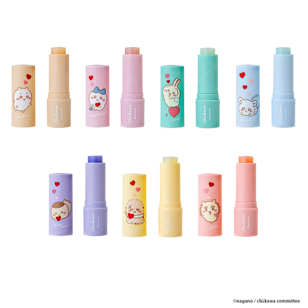 「Lovisia ちいかわリップクリーム ハートシリーズ」