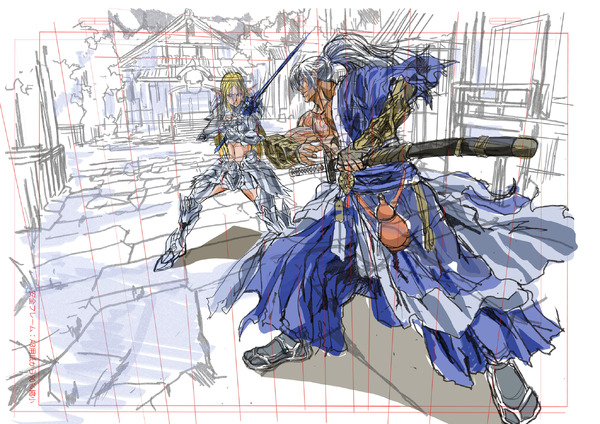 「MAPPA×リネージュ2」ポスターA　ラフ画像