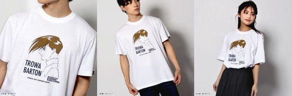 STRICT-G『新機動戦記ガンダムW』Tシャツ　トロワ・バートン横顔 着用イメージ（C）創通・サンライズ
