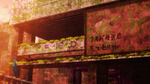 『終末ツーリング』第4話「秋葉原」場面写真（C）2025 さいとー栄／KADOKAWA／「終末ツーリング」製作委員会