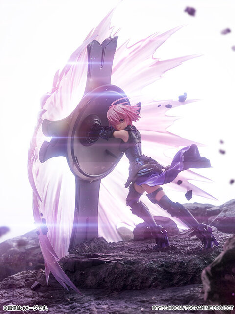儚くも美しい笑顔…「FGO」劇場版アニメ「終局特異点 冠位時間神殿ソロモン」より、主人公をかばうマシュがフィギュアに