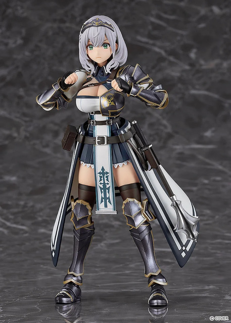 ホロライブ・白銀ノエルがフル可動プラモ化！素敵な笑顔パーツ、牛丼や団員さんなどオプションで様々なシチュエーションを表現