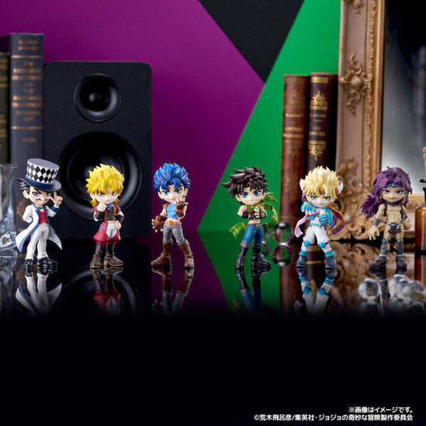 ジョジョ、ディオたちが可愛くてカッコイイ「PalVerse」で立体化！「ジョジョ 1部/ 2部」のキャラクター全6種