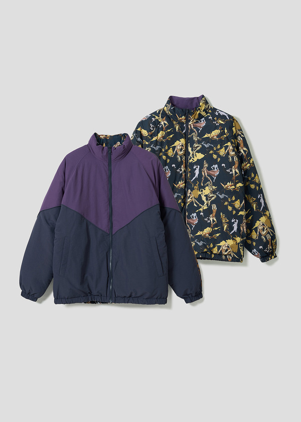 黄金の風 モチーフ｜リバーシブルブルゾン