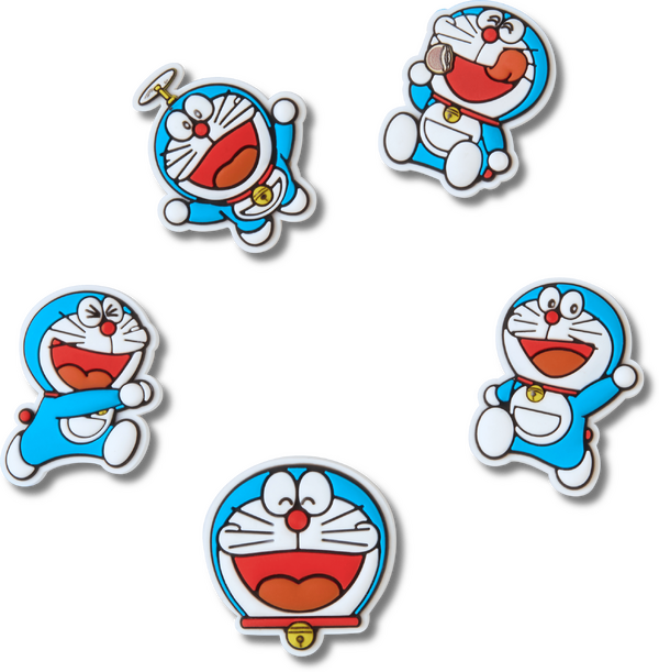 crocs「ドラえもんファイブパック ジビッツ チャーム」（C）1970-2025 Fujiko Pro