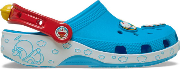 crocs「キッズ ドラえもん クラシック クロッグ」（C）1970-2025 Fujiko Pro