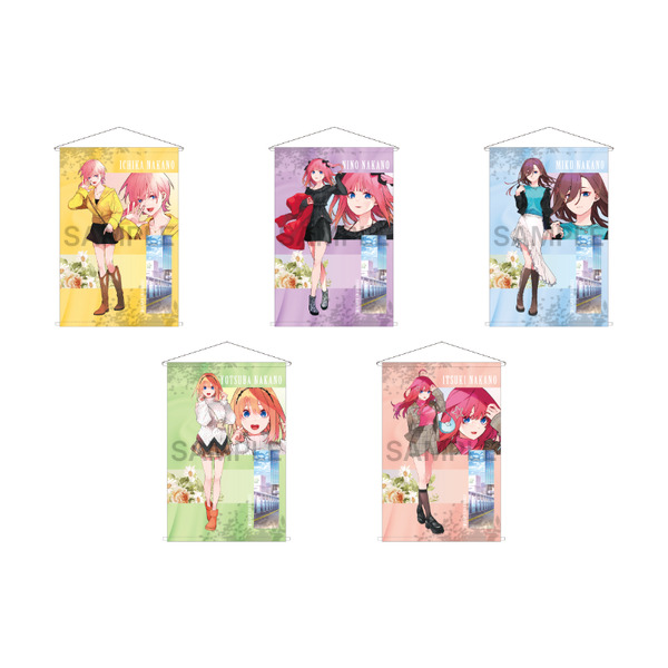 『五等分の花嫁』B2タペストリー＜GOTO AKIBA！＞（C）春場ねぎ／講談社