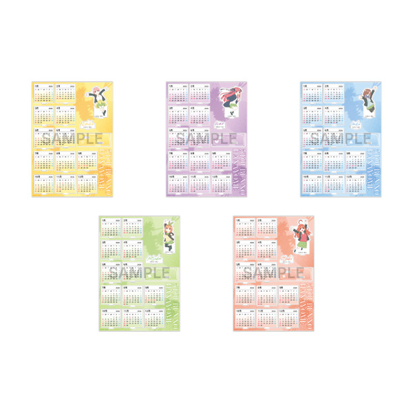 『五等分の花嫁』アクリルカレンダー＜GOTO AKIBA！＞（C）春場ねぎ／講談社