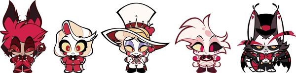 「『ハズビン・ホテルへようこそ』POP UP SHOP」描き起こしイラスト