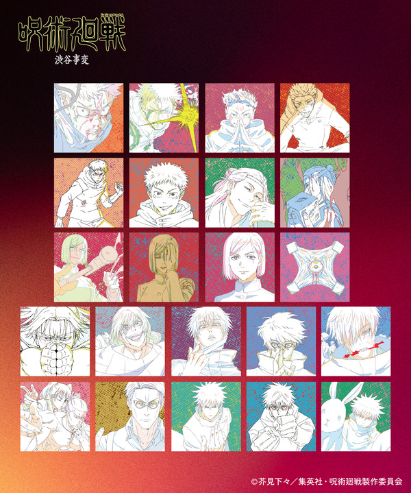 原画ステッカー(5枚セット)