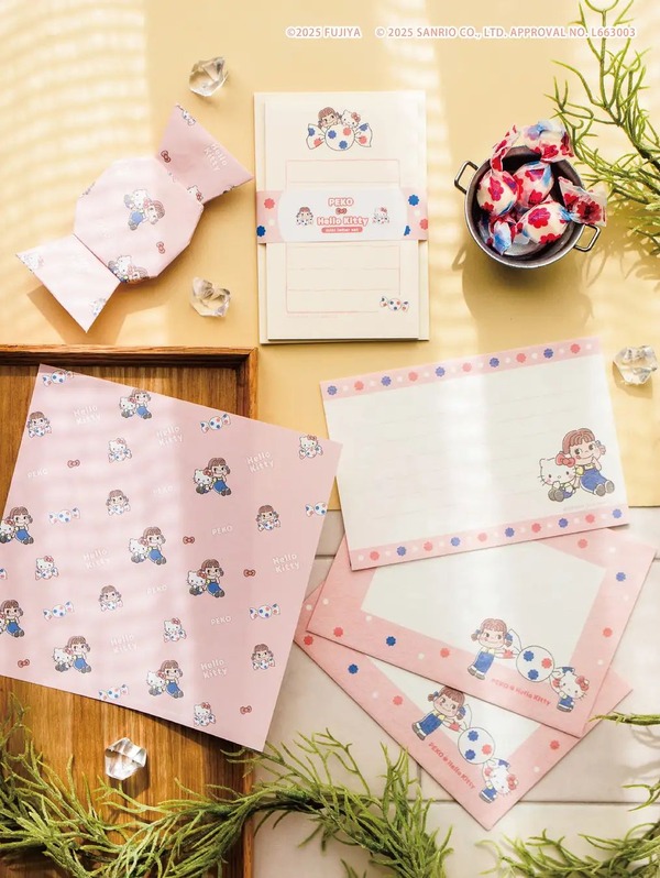 「PEKO×サンリオキャラクターズ」文具シリーズ