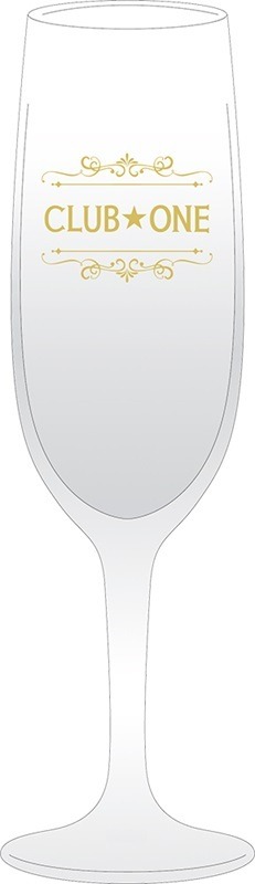 「『えぶりでいホスト』アニメイトオンリーショップ～天使と悪魔が贈るHAPPEY NIGHT～」シャンパングラス