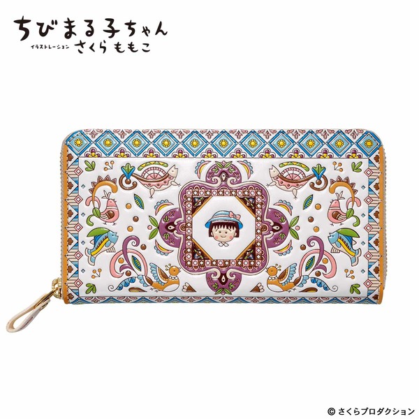 「ちびまる子ちゃん 浅草文庫 長財布」PREMICOオンラインショップで発売（C）さくらプロダクション