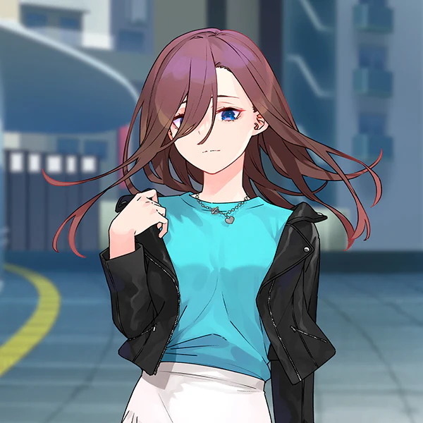 『五等分の花嫁』GOTO AKIBA！　新規描き下ろしイラスト・三玖（C）春場ねぎ／講談社