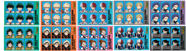 「僕のヒーローアカデミア 第2回 雄英高校オープンスクール」緑谷出久・爆豪勝己の特別演習チームアップミッション　参加者全員特典：証明写真シール（C）堀越耕平／集英社・僕のヒーローアカデミア製作委員会（C）Bandai Namco Experience Inc.