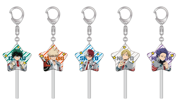 「僕のヒーローアカデミア 第2回 雄英高校オープンスクール」キャンディ風キーホルダー（オープンスクール）（C）堀越耕平／集英社・僕のヒーローアカデミア製作委員会（C）Bandai Namco Experience Inc.