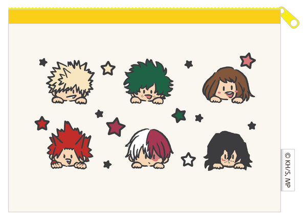 「僕のヒーローアカデミア 第2回 雄英高校オープンスクール」メッシュ刺繍ポーチ（C）堀越耕平／集英社・僕のヒーローアカデミア製作委員会（C）Bandai Namco Experience Inc.