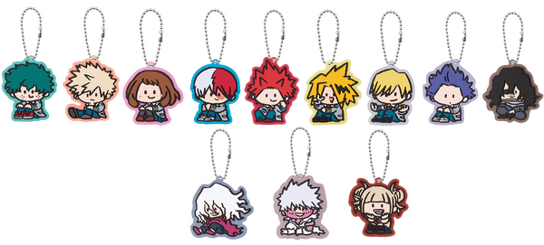 「僕のヒーローアカデミア 第2回 雄英高校オープンスクール」オリジナルガシャポン　カプセルラバーマスコット（C）堀越耕平／集英社・僕のヒーローアカデミア製作委員会（C）Bandai Namco Experience Inc.