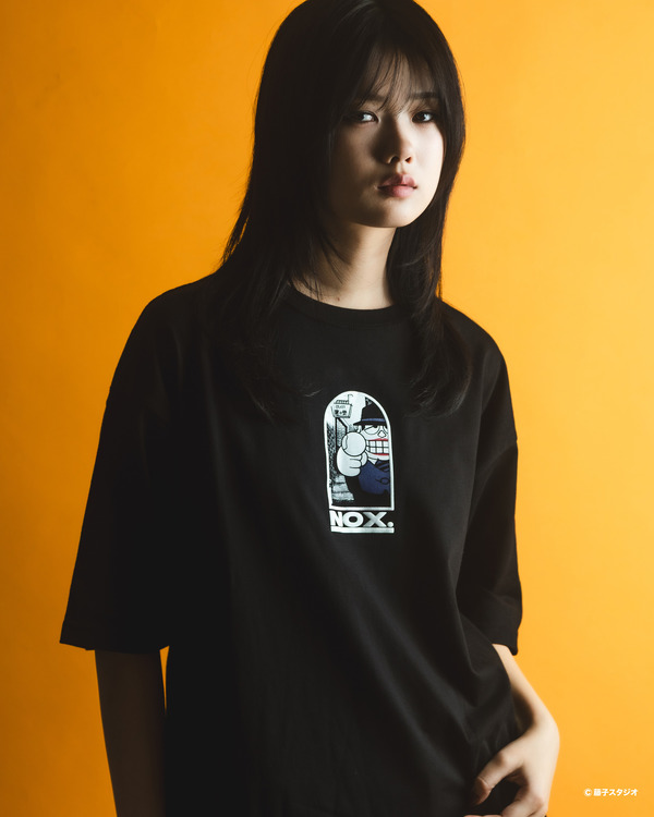Nocturnal 笑ゥせぇるすまん Window Frame TEE（Black）