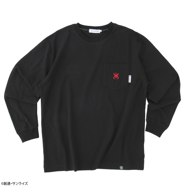 STRICT-G BASIC『機動戦士ガンダム』ポケット付きロングTシャツ シャアマーク（C）創通・サンライズ