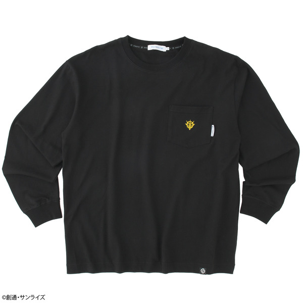 STRICT-G BASIC『機動戦士ガンダム』ポケット付きロングTシャツ ジオン公国軍マーク（C）創通・サンライズ