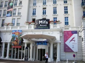 MIFA会場の入口
