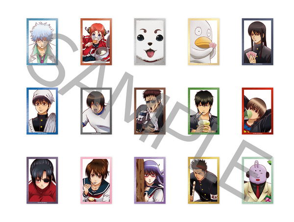 「銀魂抽選会」D賞 ランダムスクエア缶バッジ（全15種）