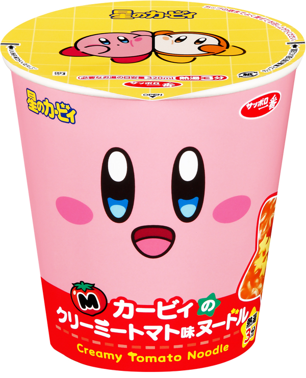 星のカービィ クリーミートマト味ヌードル