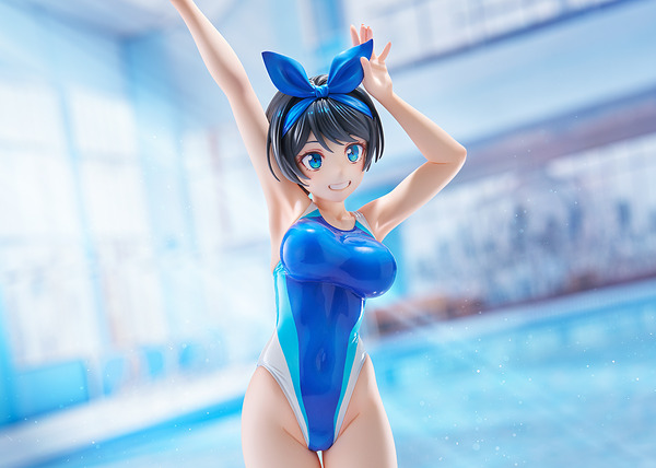 スイムスーツシルエット　彼女、お借りします　更科瑠夏 競泳水着Ver.