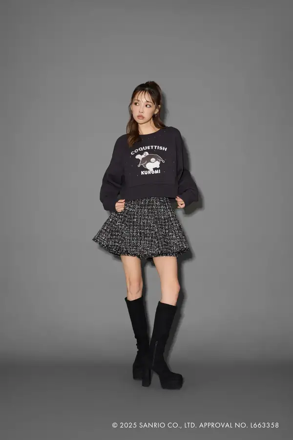 マイメロディ＆クロミコラボスウェットトップス