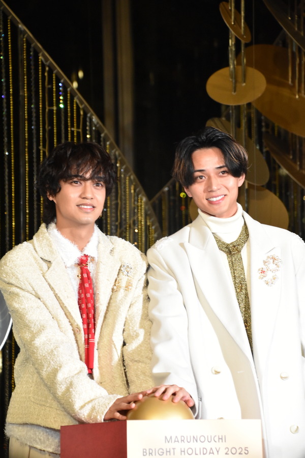 Celebration Tree <Mickey & Friends>点灯式に登場したKing & Prince