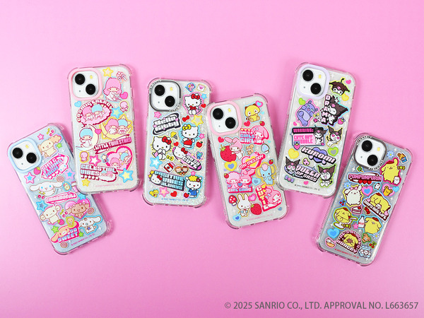 SKINNYDIP LONDON × サンリオキャラクターズ 第3弾登場「iPhone用ケース」（C）2025 SANRIO CO., LTD. APPROVAL NO. L663657
