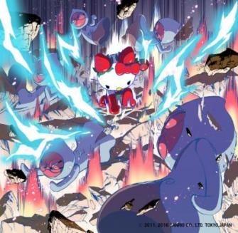 井上敏樹も参加！キティが正義のヒロインに変身する「イチゴマン」連載スタート