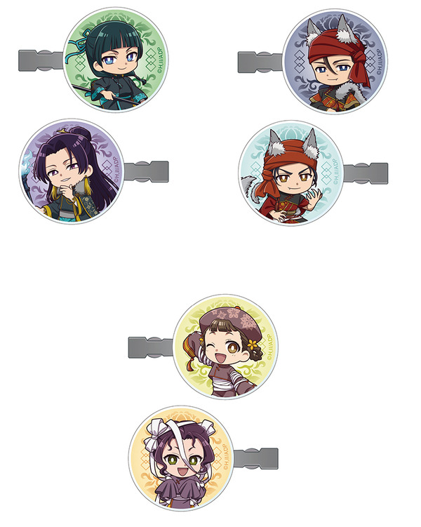 TVアニメ『薬屋のひとりごと』ハロウィン怪奇譚フェア ㏌アニメイト「アクリルヘアクリップ」（C）日向夏・イマジカインフォス／「薬屋のひとりごと」製作委員会