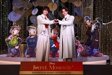 Celebration Tree <Mickey & Friends>点灯式に登場したKing & Prince