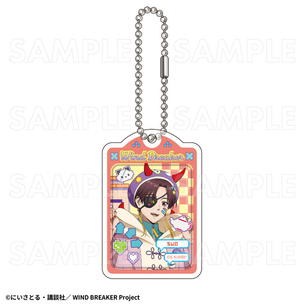 TVアニメ『WIND BREAKER』「でびデコパーカー」アクリルキーホルダー【蘇枋 隼飛】（C）にいさとる・講談社／WIND BREAKER Project