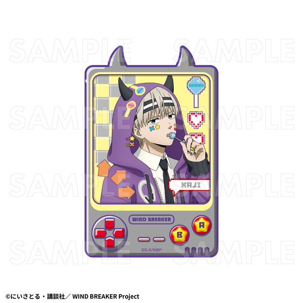 TVアニメ『WIND BREAKER』「でびデコパーカー」ステッカーセット【梶 蓮】（C）にいさとる・講談社／WIND BREAKER Project
