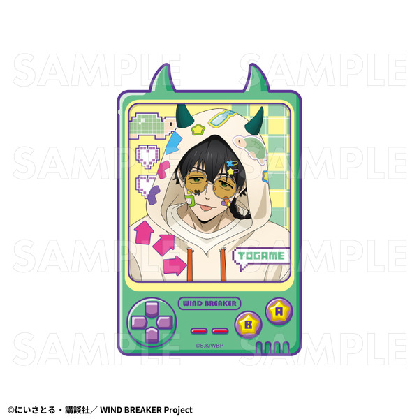 TVアニメ『WIND BREAKER』「でびデコパーカー」ステッカーセット【十亀 条】（C）にいさとる・講談社／WIND BREAKER Project